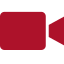 red video camera icon