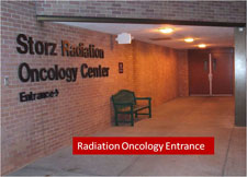 radiation oncology entrance
