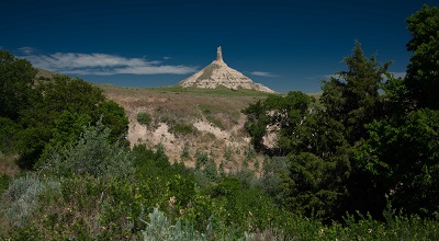 Chimney Rock in western Nebraska