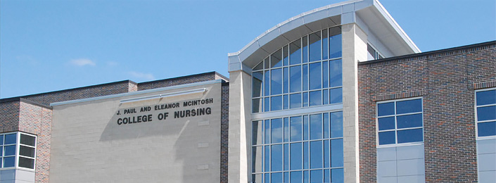 J. Paul and Eleanor McIntosh College of Nursing building