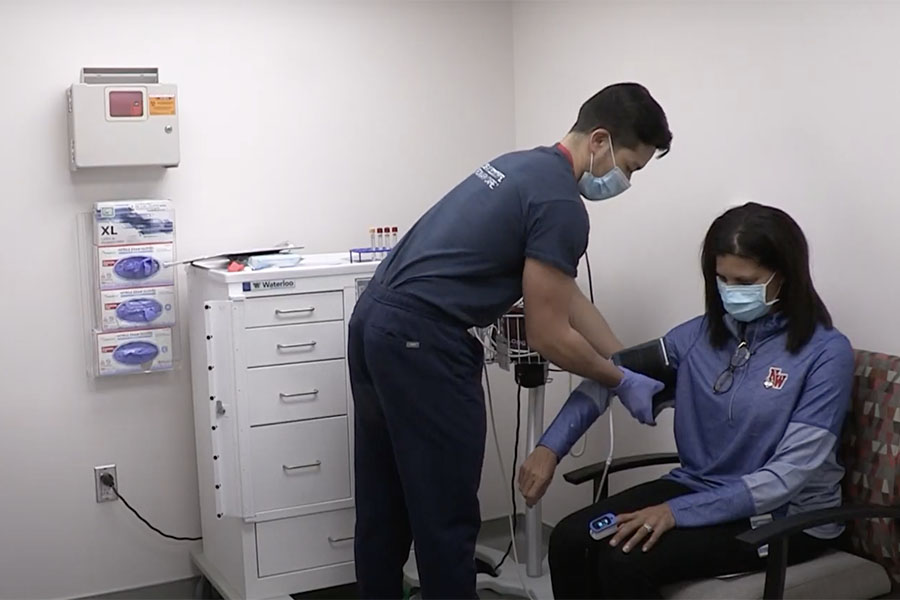 Cheryl Logan, EdD, OPS superintendent, participates in a COVID-19 vaccine clinical trial.