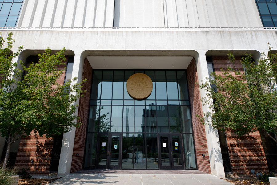 Streetview entrance to Wittson Hall