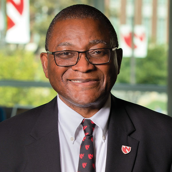 Dr. Dele Davies poses for a headshot