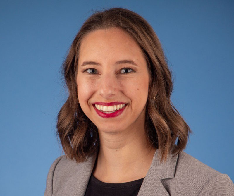 Rebecca Baker poses for a headshot