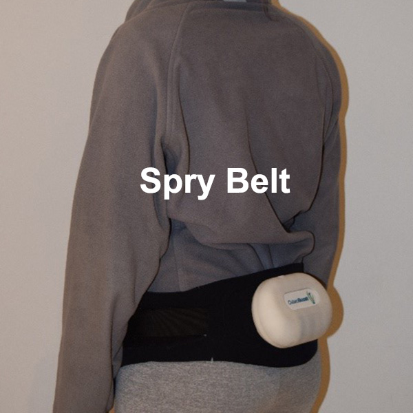 Person wearing a Spry Belt