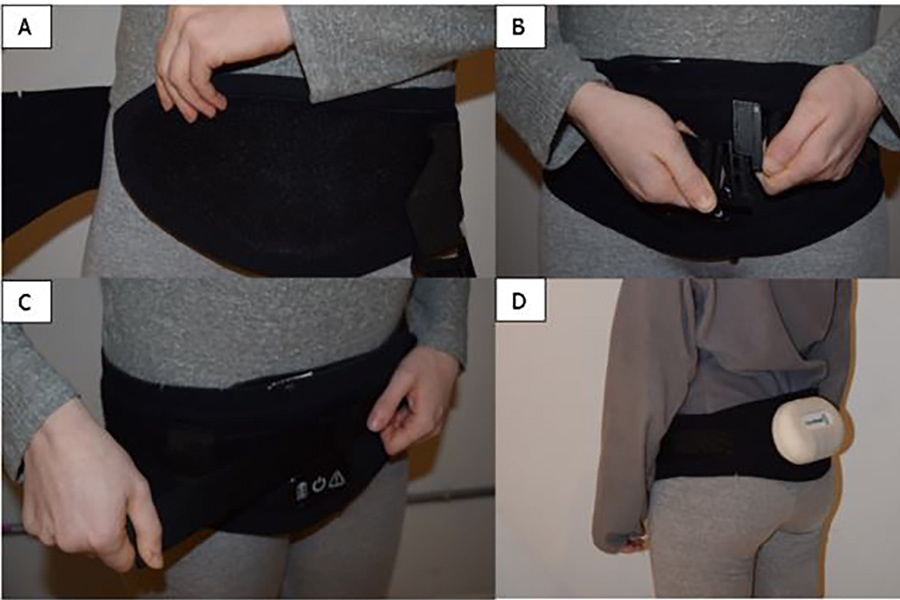 person wearing a Spry Belt