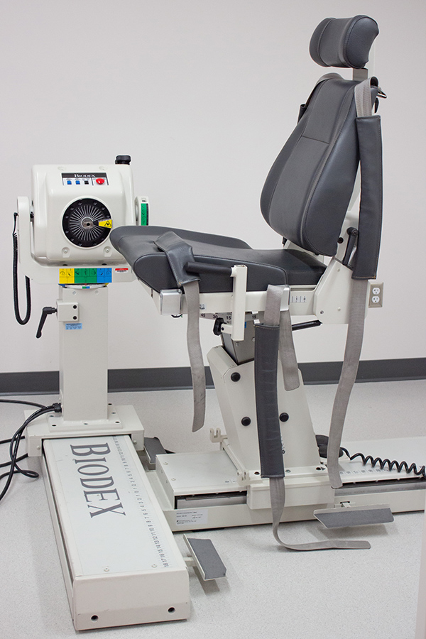 muscle strength testing equipment