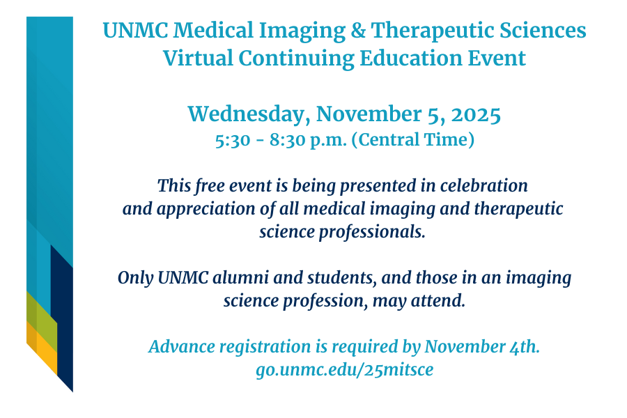 2025 medical imaging and therapeutic sciences continuing education event graphic