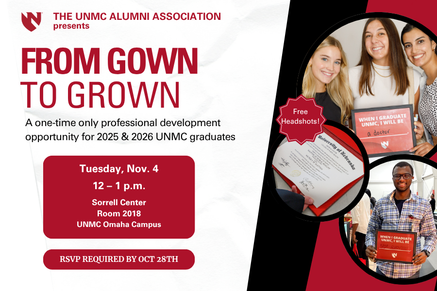 From Gown to Grown event graphic