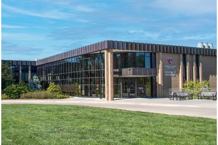 The UNMC College of Dentistry Building in Lincoln, Nebraska.