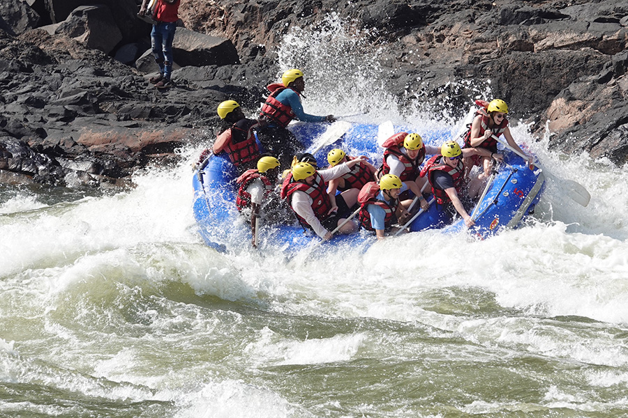 Department of anesthesiology global outreach team whitewater rafting