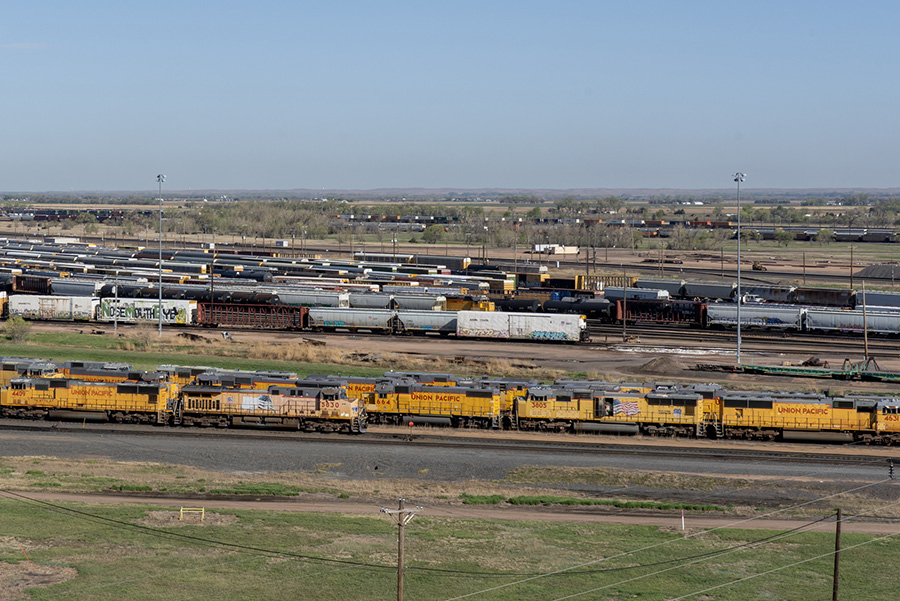 Photo of railyard in North Platte.