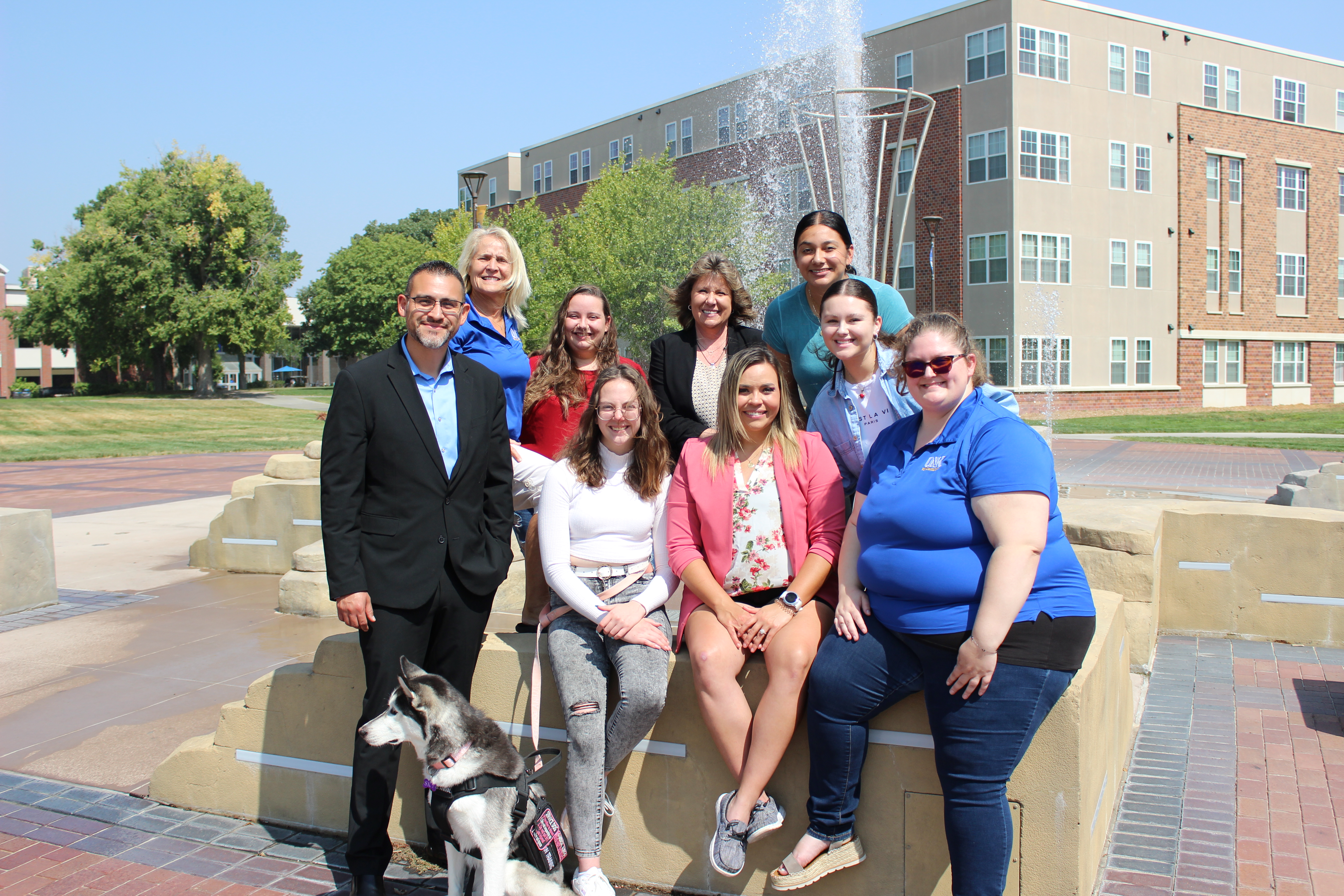 Photo of the pilot cohort of BHECN's BHOP program at UNK.