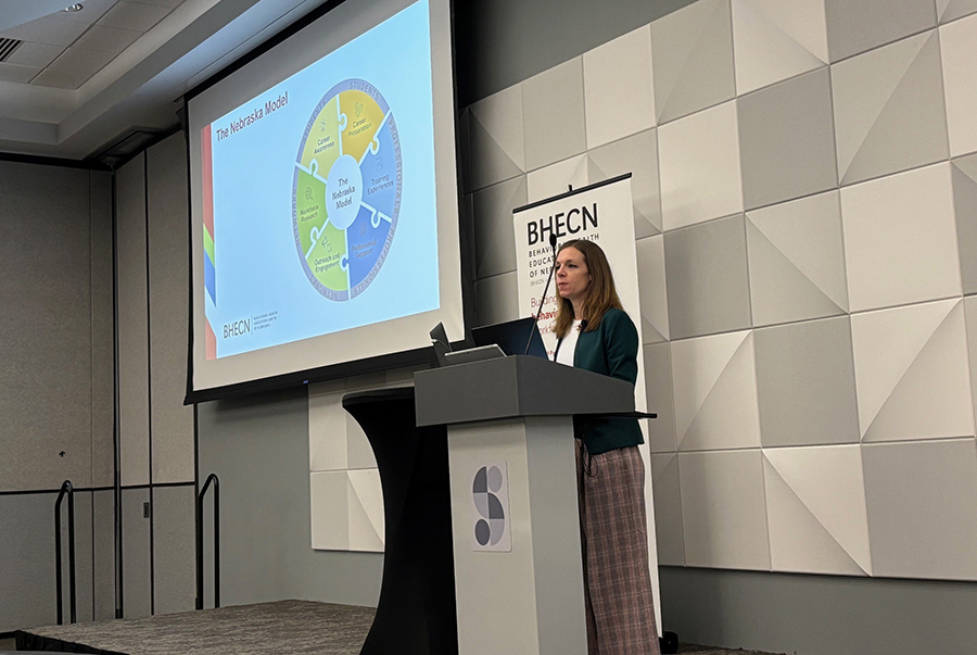 Dr. Marley Doyle presents at the Inaugural Behavioral Health Workforce Partners Conference.  