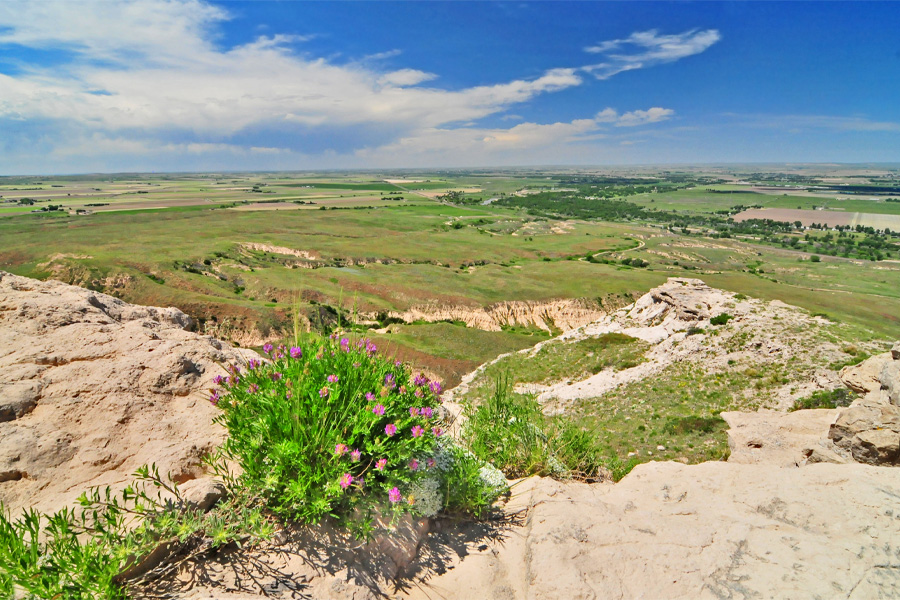 Grasslands in the Nebraska panhandle