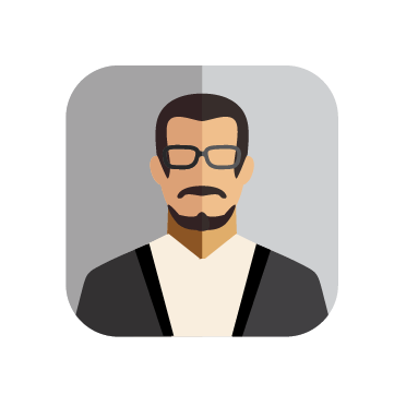 An icon image of a substance use disorder counselor