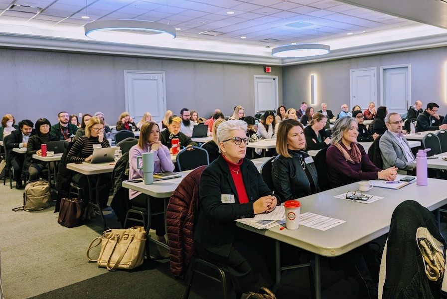Cancer Prevention and Control program members at a retreat.