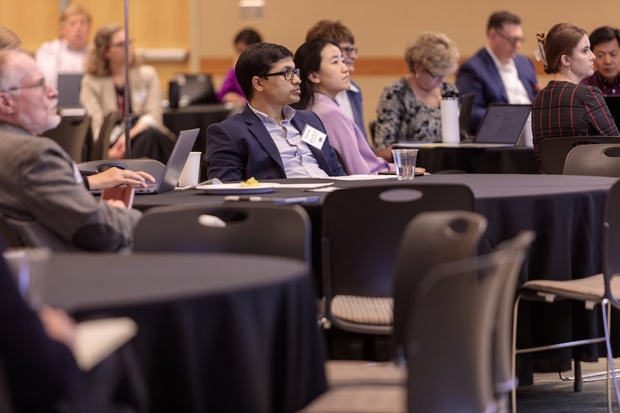 Attendees at the seminar