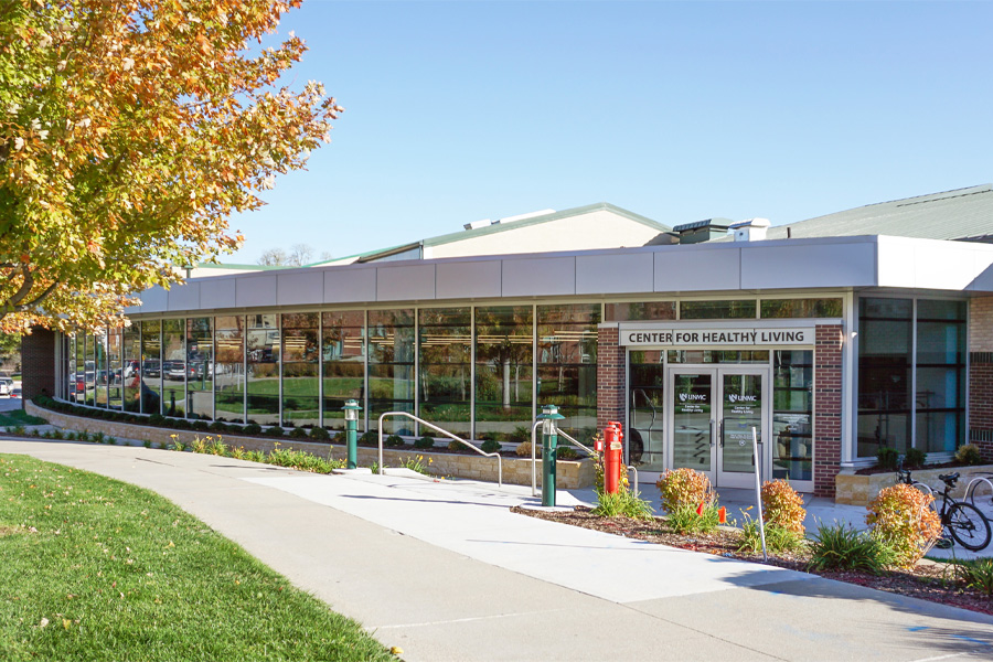 Front of the Center for Healthy Living