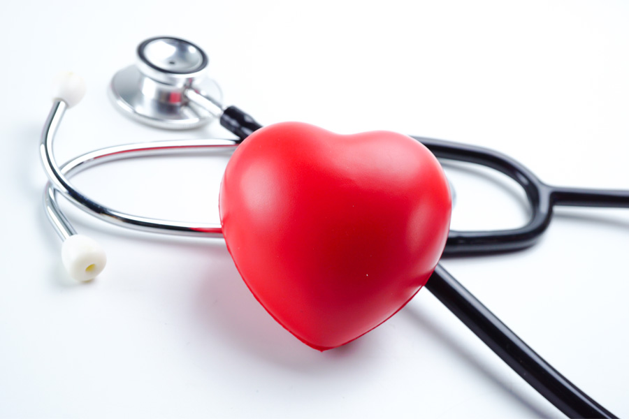 A stress ball and a stethoscope