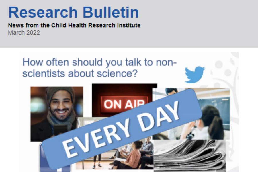 screenshot of CHRI Bulletin feature Dr. R. Kate  Hyde