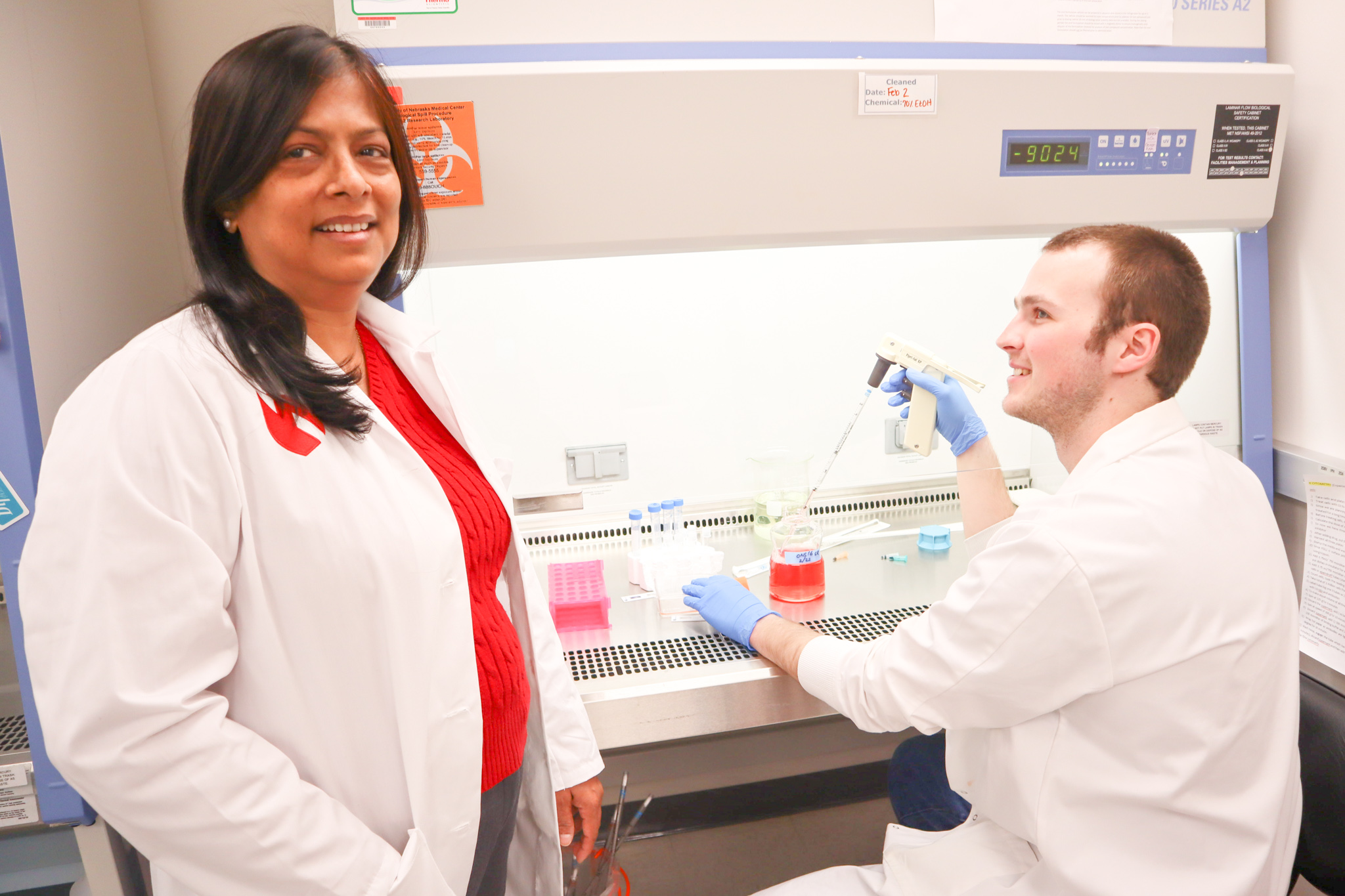 Dr. Sutapa Ray in lab