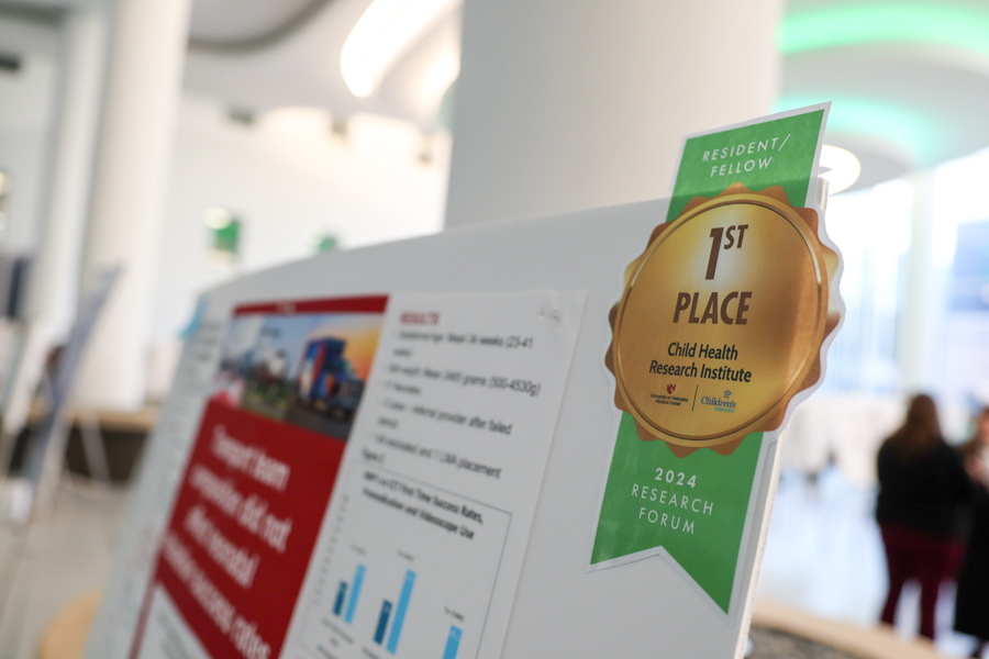 CHRI first place scientific poster