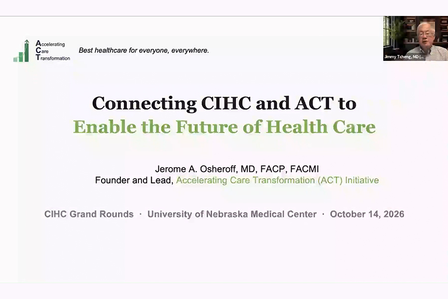 Screenshot of October Grand Rounds presentation