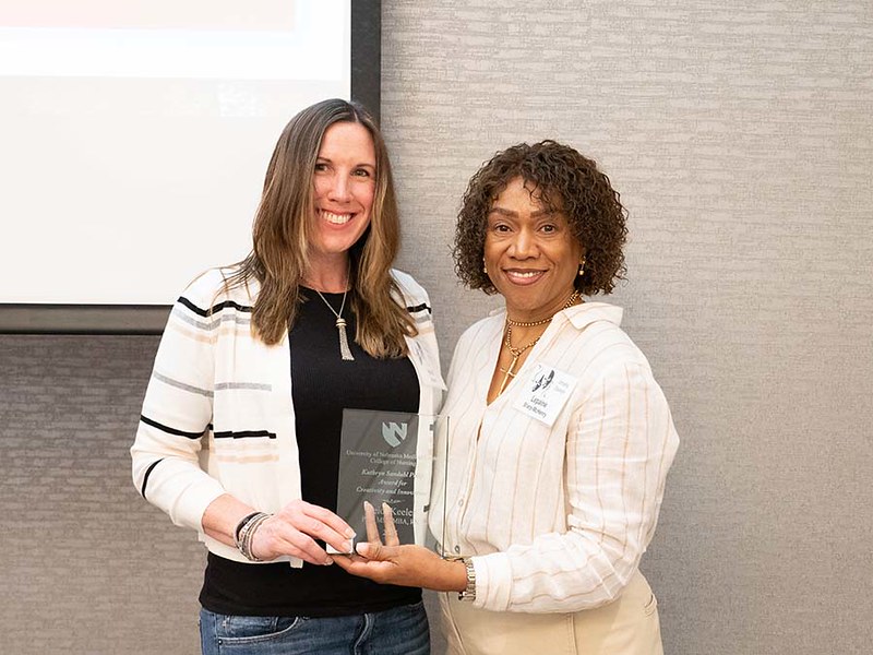 Dr. Keeler Receives the Kathryn Sandahl Philp Creativity and Innovation Award