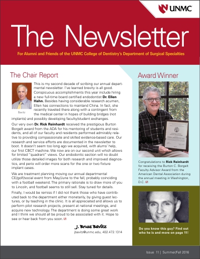 2016 Spring Newsletter