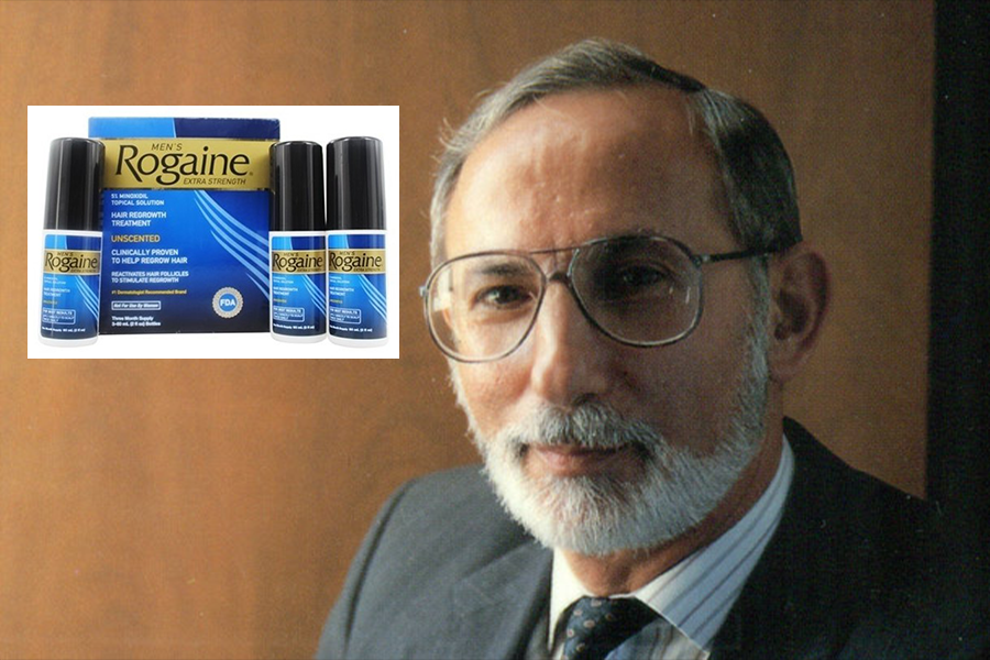 Dr. Guinter Khan with Rogaine