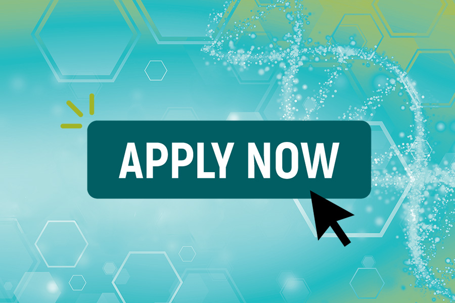 Designed background with a button that says Apply