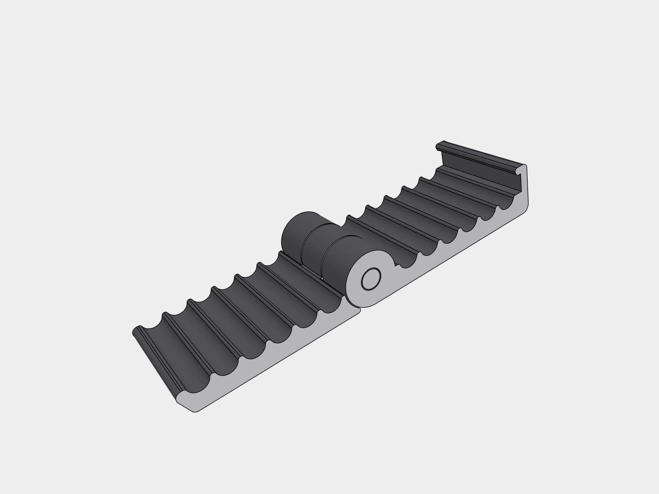 3d model ecg cable organizer