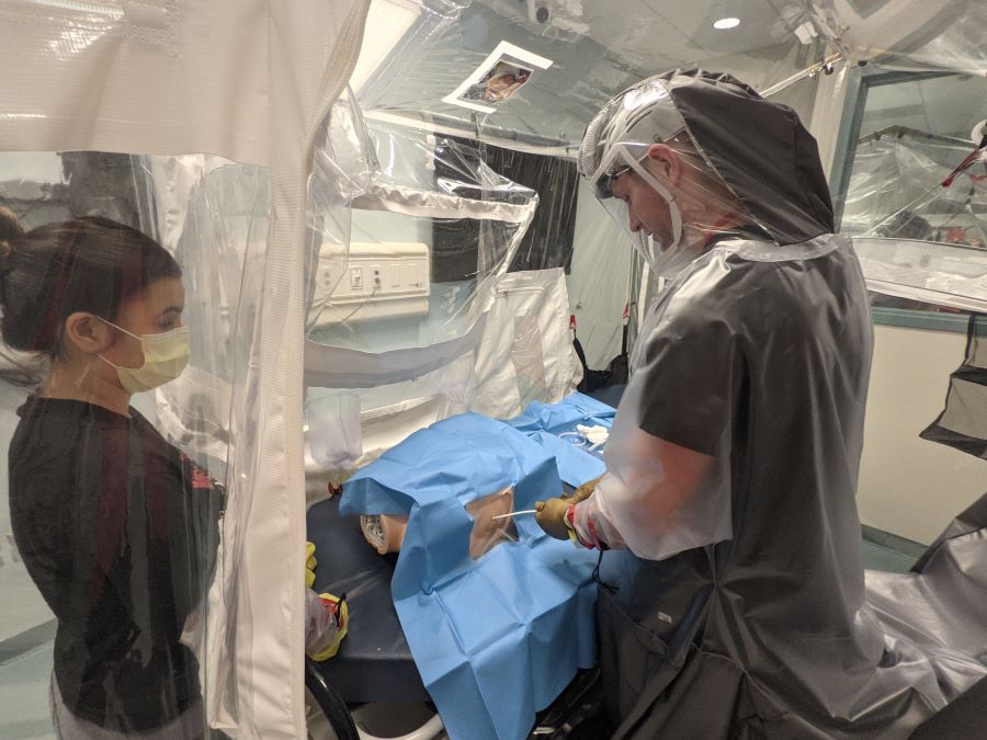 Resident simulation activity