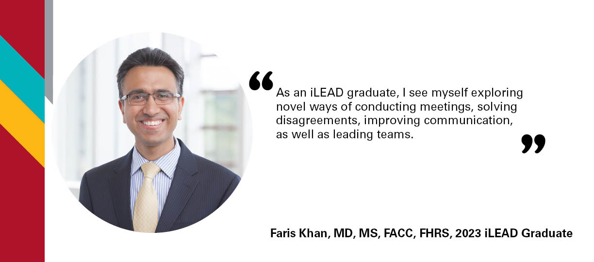 Faris Khan: iLEAD improves meetings, communication, conflict resolution, leadership