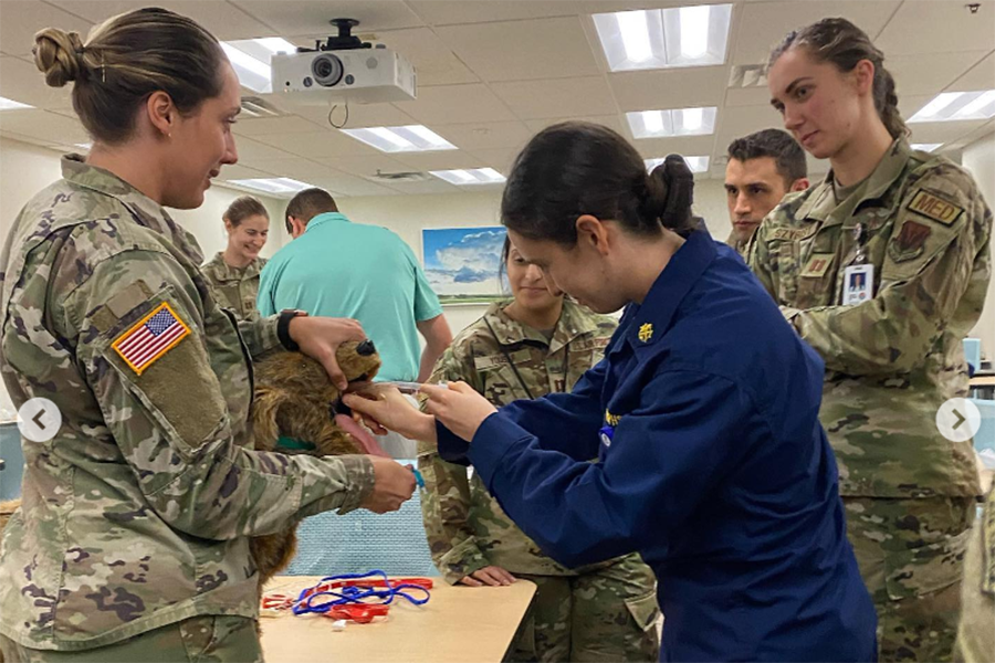 Air Force track residents in training