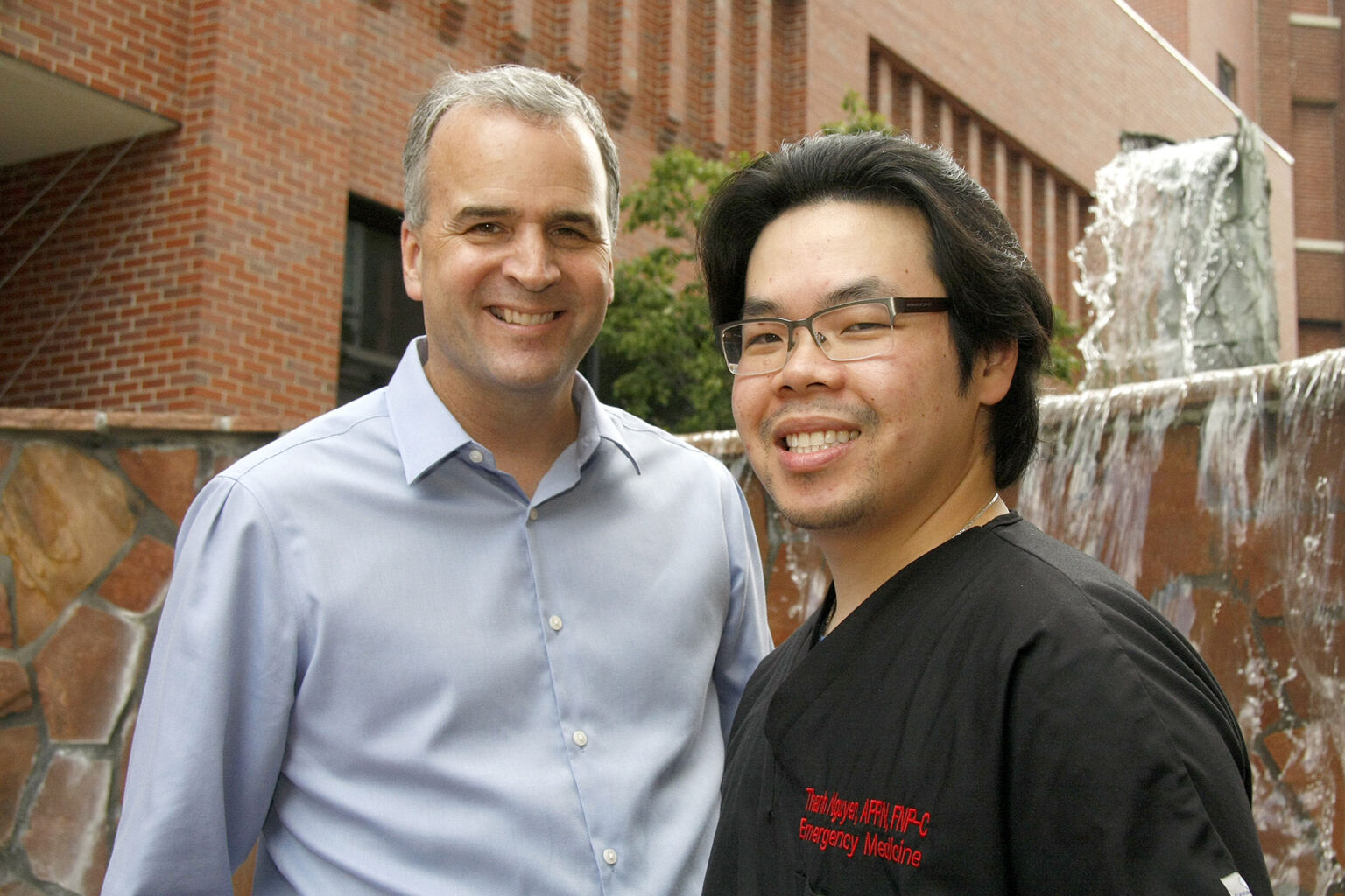 Michael Wadman, MD, and Thanh Nguyen, PhD