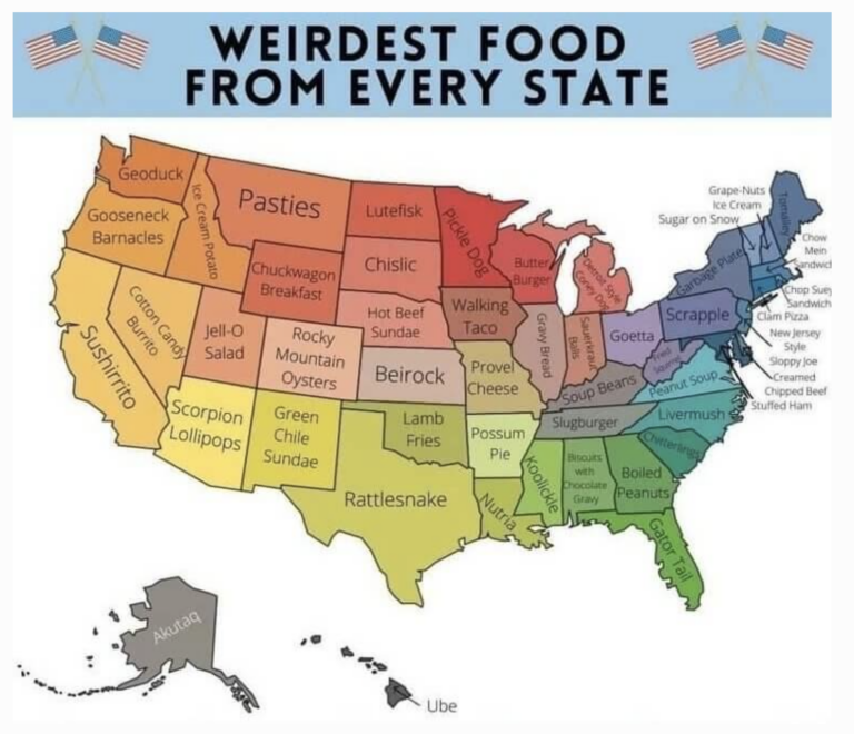 Weirdest Food from Every State in the USA The Transmission