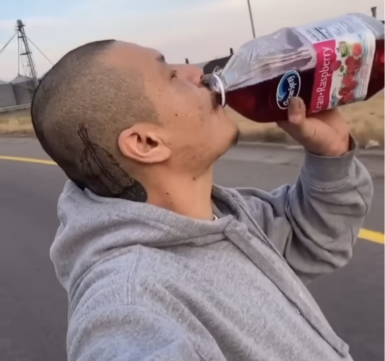 Pandemic Throwback That time the guy drinking cranberry juice on a skateboard went viral The