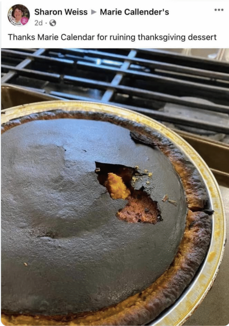 Burnt Marie Callender’s Pie Became a Thanksgiving Meme Here’s What