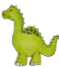 Green dinosaur