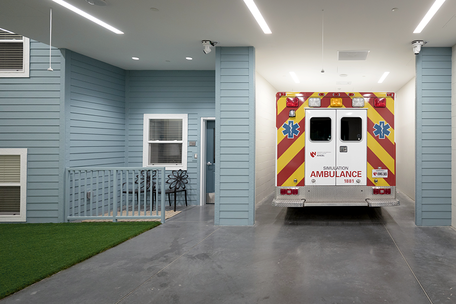Lower Level: Home Care Unit Ambulance.