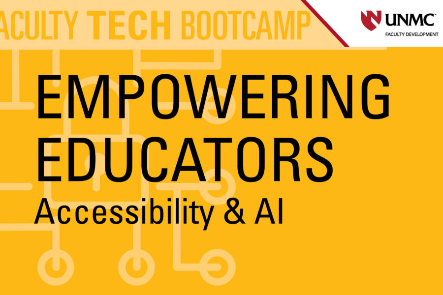 Empowering Educators: Accessibility & AI Tech Bootcamp Graphic