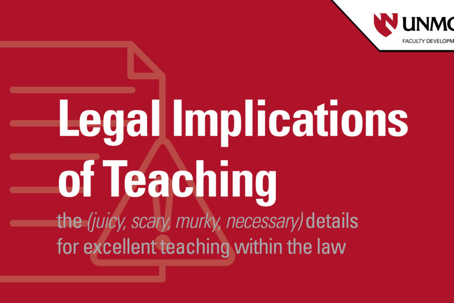 Legal Implications of Teaching
