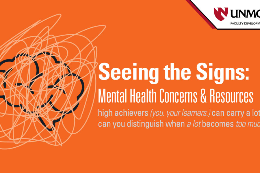 Seeing the Signs&colon; Mental Health Distress