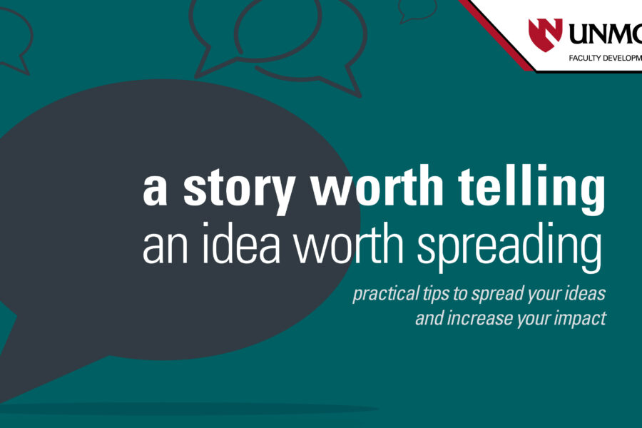 a story worth telling, an idea worth sharing