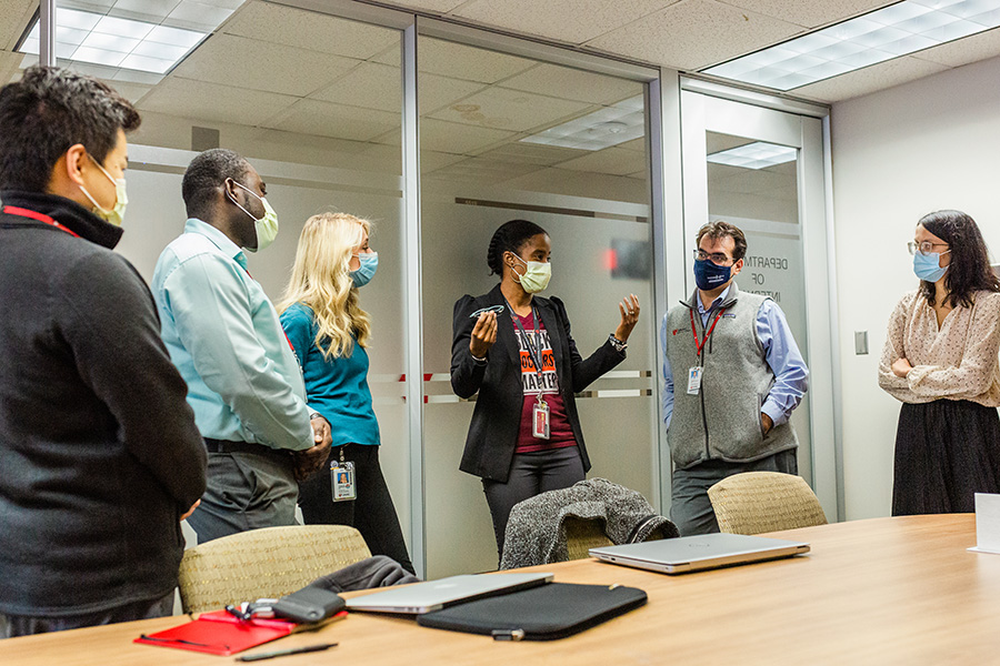 A meeting of DIVERSE Taskforce members.