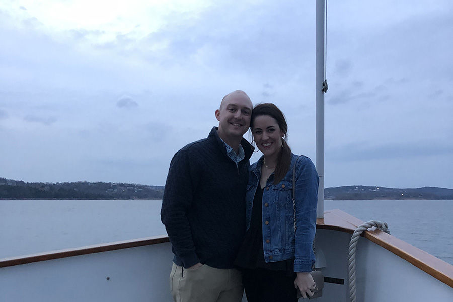 Dr. Bernie Lamb and her husband.