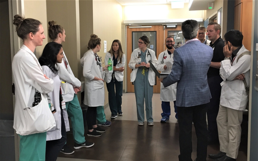 UNMC nephrology fellows conduct rounds