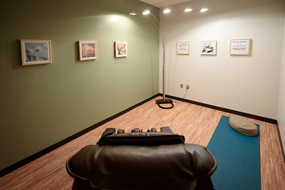 The Reflection Rooms offer a calming environment